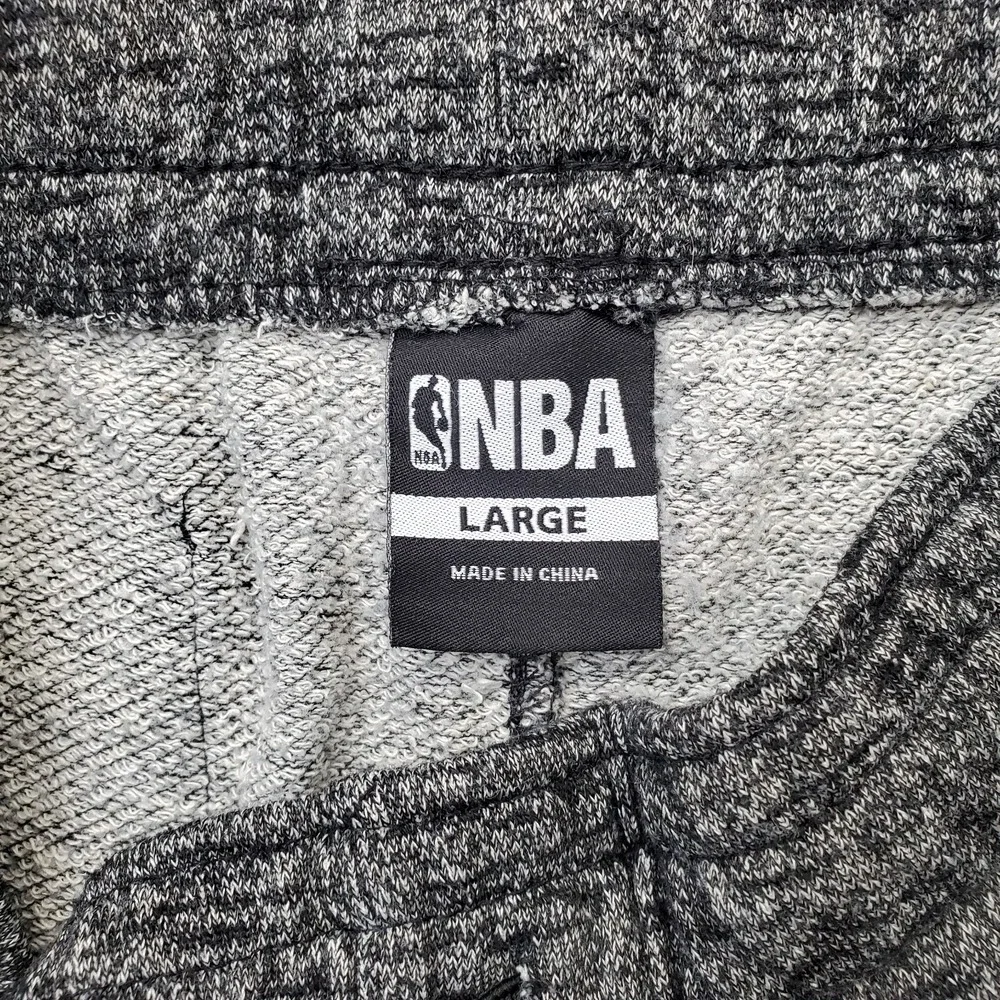 NBA Sweatpants Mens Large Multi‎ Space Dye Stretch Tapered Leg Drawstring Waist